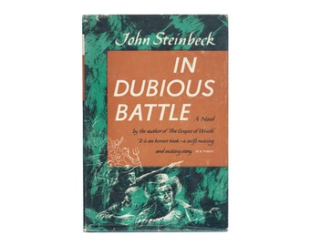 In Dubious Battle by John Steinbeck / vintage Tower Books First Edition, First Printing Hardcover