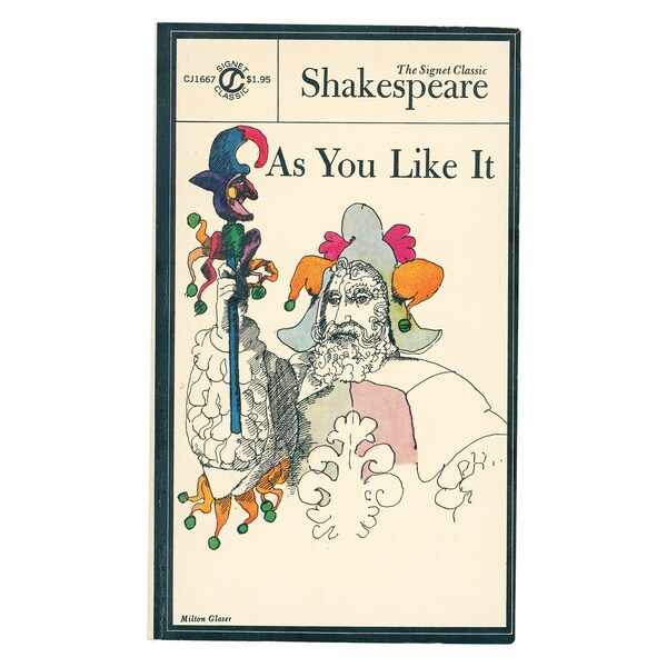 As You Like It by William Shakespeare / A Signet Classics vintage paperback book