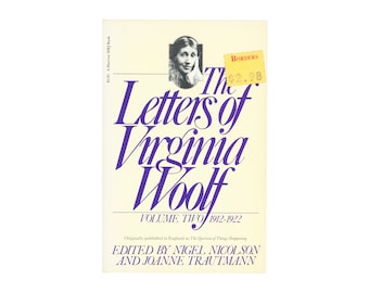 The Letters of Virginia Woolf: Volume 2, 1912-1922 / vintage Harcourt Brace Jovanovich paperback book