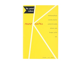 Die Strafkolonie von Franz Kafka / vintage Schocken Erzählsammlung Taschenbuch