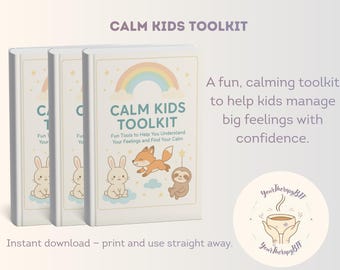 Calm Kids Toolkit | Printable Emotional Regulation Book (PDF)
