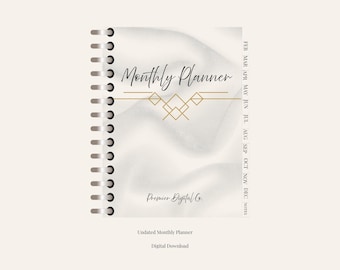 Undated Monthly Planner