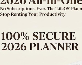 Application Ultimate 2026 Life Tracker | Pas d'abonnement, données 100 % privées | Suivez vos habitudes, votre argent et vos objectifs | Fonctionne sur tous les appareils