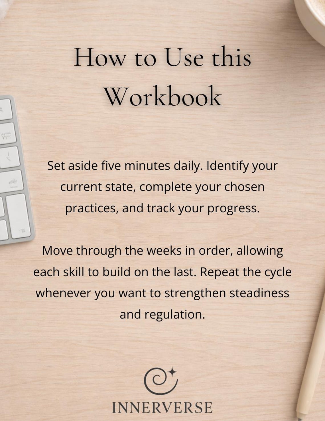 Nervous System Reset Workbook and Tracker – Editable Canva Version | 28 ...