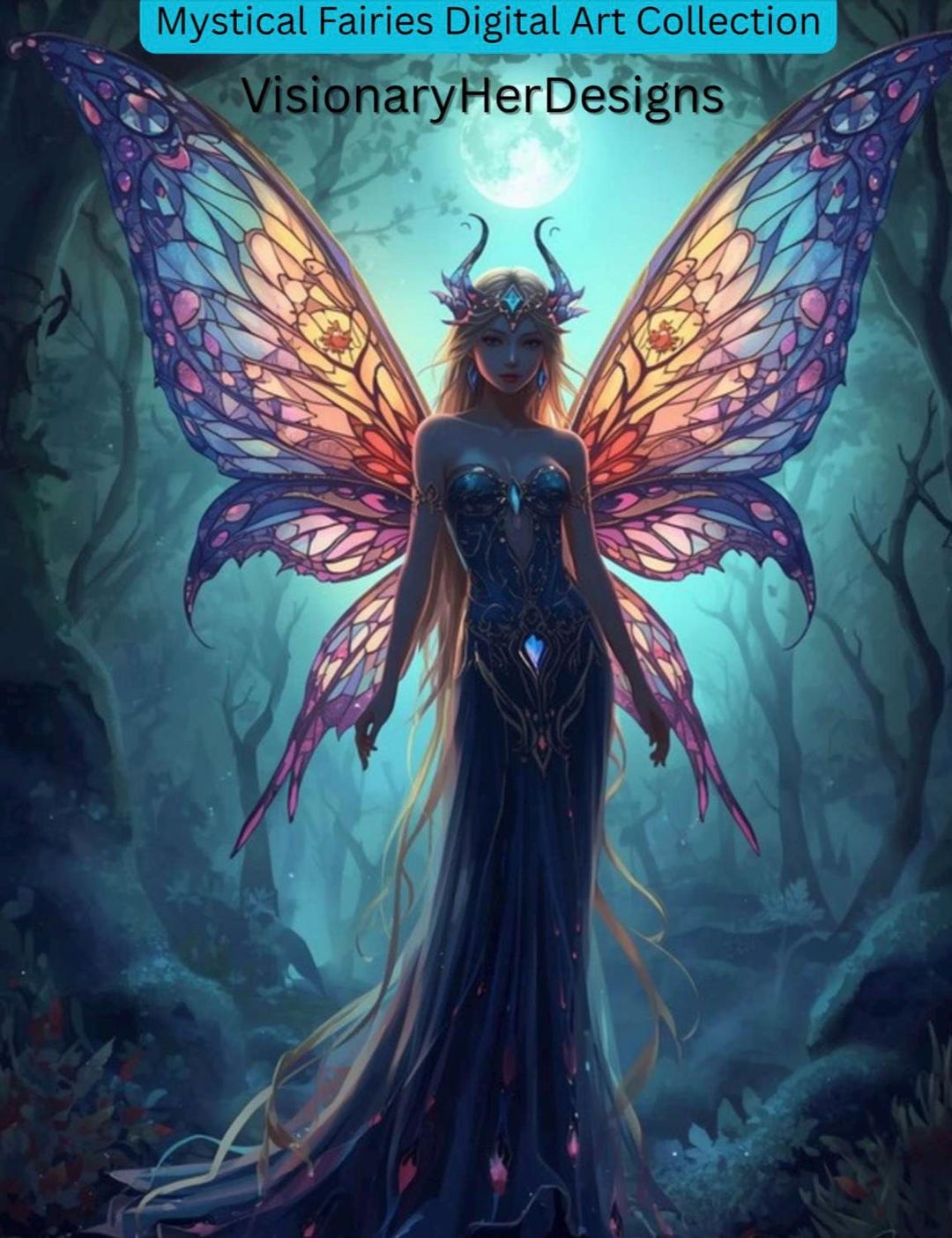 Mystical Fairies Digital Art Collection | Fantasy Fairy Wall Art ...