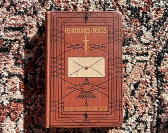 1897 In Kedar’s Tents by Henry Seton Merriman | Antique Victorian Hardcover | 19th Century Novel