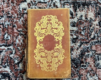 1830’s Milton’s Poetical Works | Rare Vintage Poetry Book Classic Collectible | Published by Charles Wells, New York