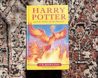 Harry Potter and the Order of the Phoenix UK First Edition | by JK Rowling | Hardover with Dust Jacket