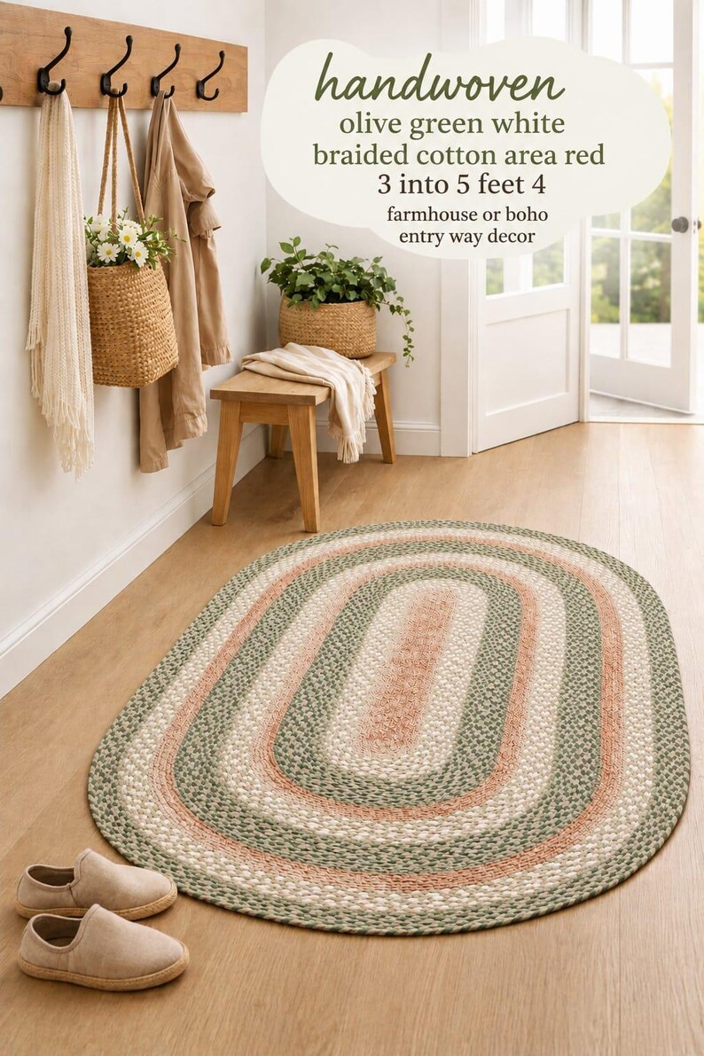 Handwoven Reversible Cotton Dhurrie Rug - Double-sided Use - Etsy