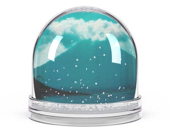 Berg Schneekugel Kuppel | Malerische Winterlandschaft Schneekugel