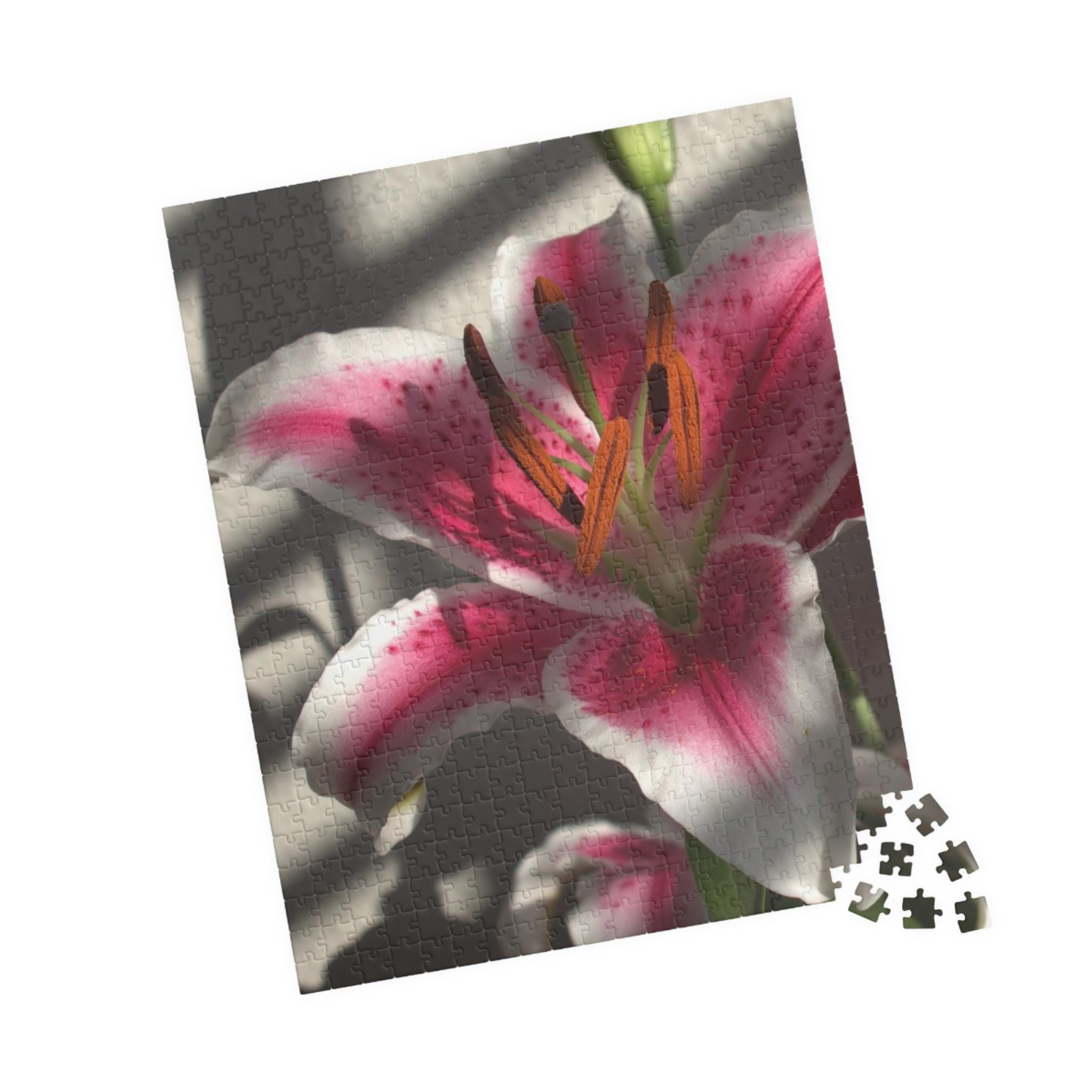 Pink Stargazer Lily Puzzle 252/520/1014 Piece Jigsaw | Flower
