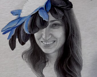 Retratos personalizados hechos a mano a partir de tus fotos: personas y mascotas