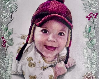 Retratos personalizados hechos a mano a partir de tus fotos: personas o mascotas