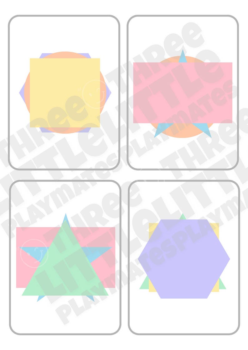 Shape Layers Activity Printable | Preschool Shapes Worksheet | Fine ...