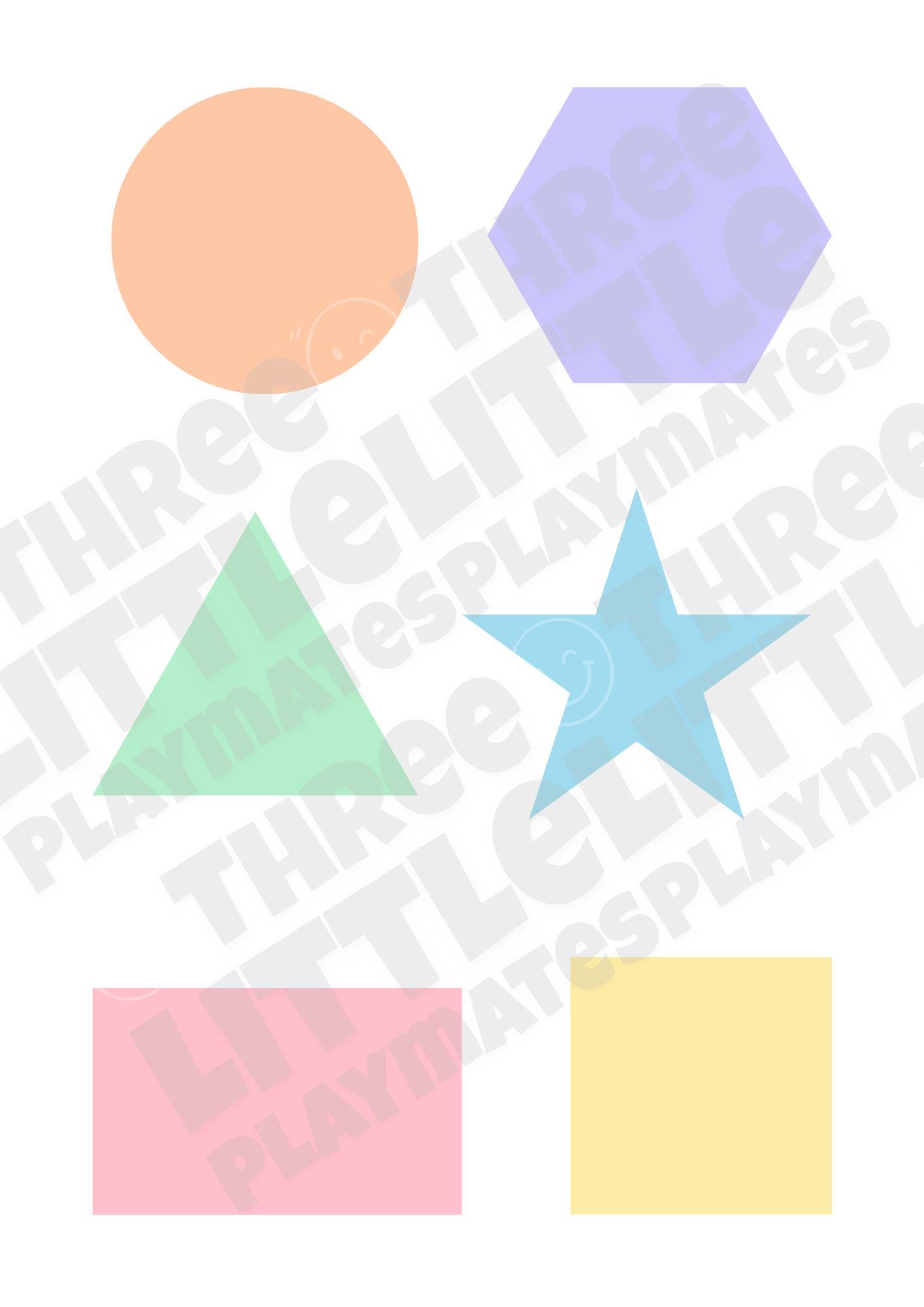 Shape Layers Activity Printable | Preschool Shapes Worksheet | Fine ...