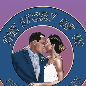 Custom Story of Us COMIC BOOK , Love Story Cartoon Caricature Pet Dogs Cats Disegno di famiglia Digital Personalized LISTING