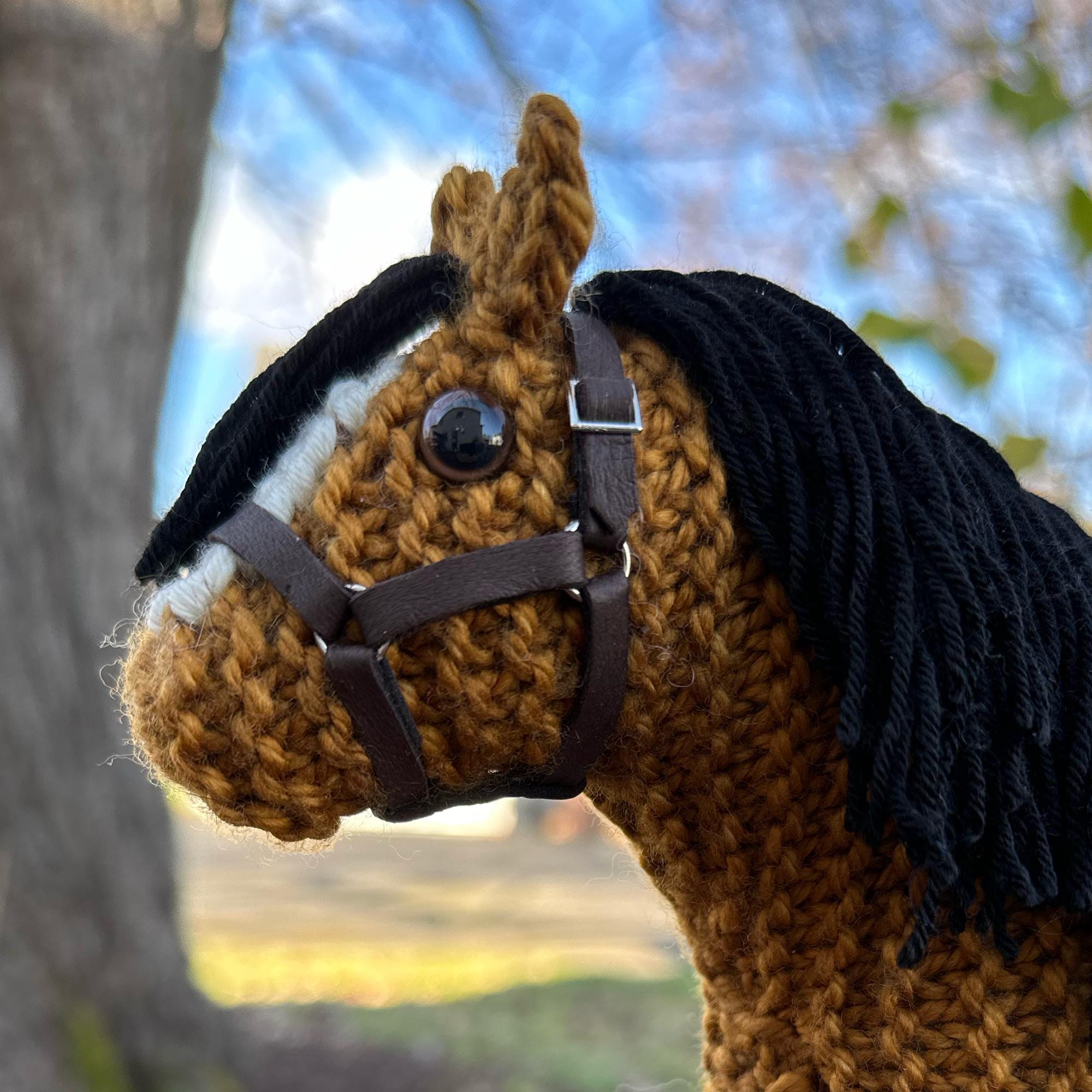 Toy Horse Stuffed Animal Knitting PATTERN PDF: Clancy the