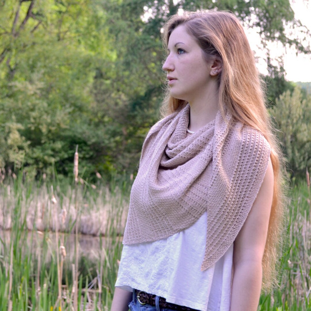 knitted shawl with sleeves pattern
