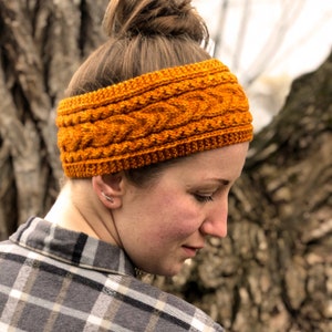 Cabled Headband Knitting PATTERN PDF - Sugar Run Headband