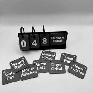 Custom Flip Countdown for Vacations, Books, Events, anything!