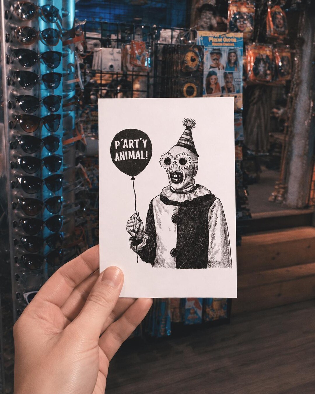 Terrifier Horror Birthday Card - Art the Clown, Dark Humour Greeting ...