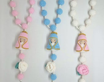 Crochet Rosenkranz - handgemachte katholische Gebetskette