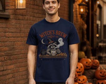 ウィッチズ・ブリュー・コーヒー・カンパニー ハロウィンTシャツ | 怖がらせるために醸造