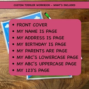 Tracing Activity Book – Reusable Laminated Toddler Workbook (Dry Erase) image 9