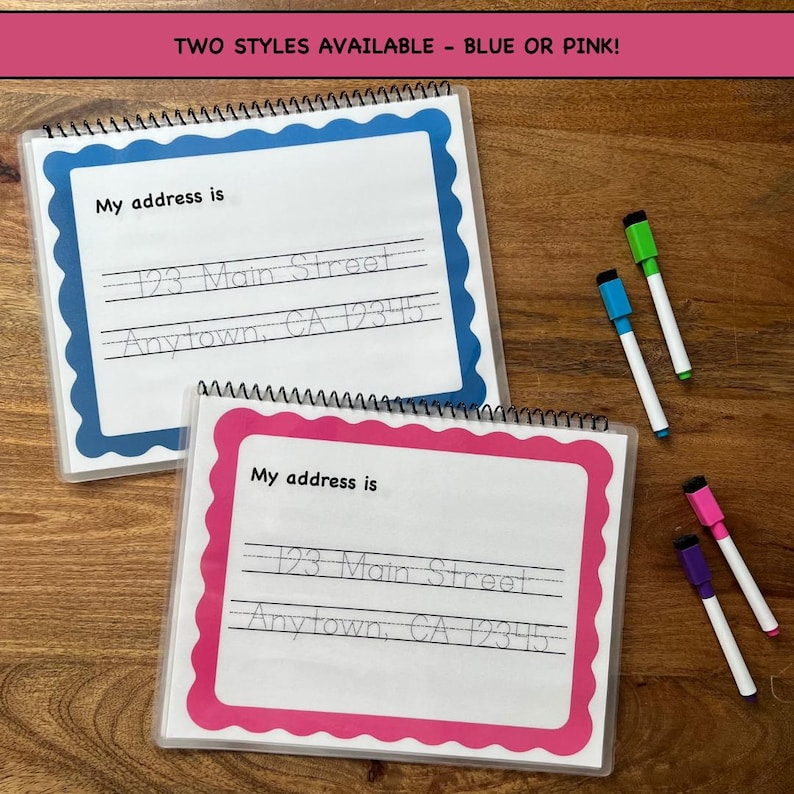 Tracing Activity Book – Reusable Laminated Toddler Workbook (Dry Erase) image 3