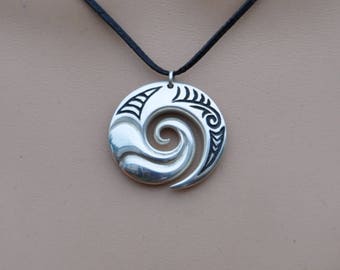 Maori sale koru necklace