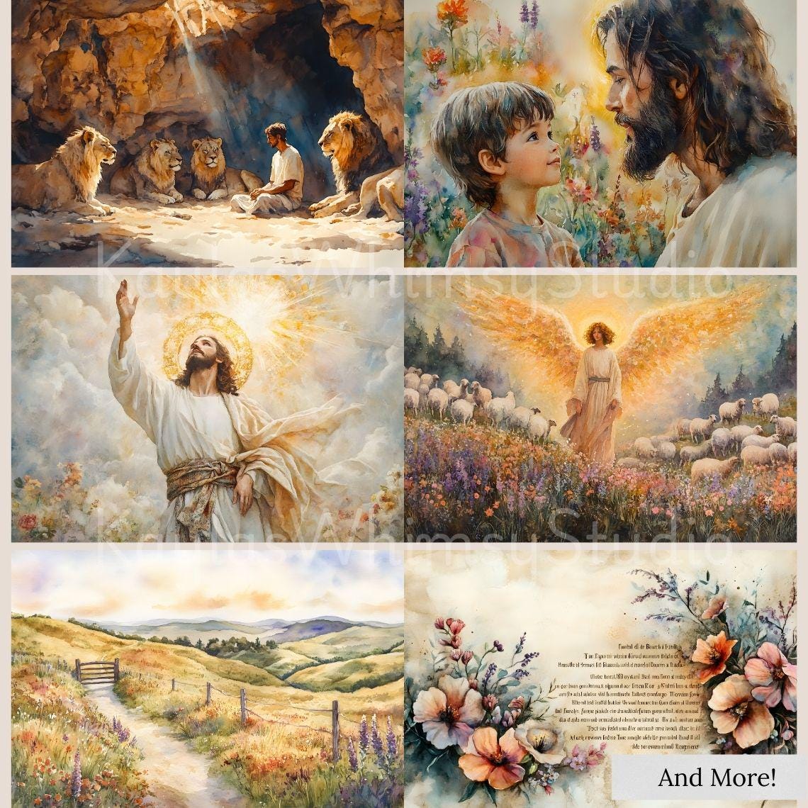 Religious Bible Journaling Scripture Themed Christianity Collage ...