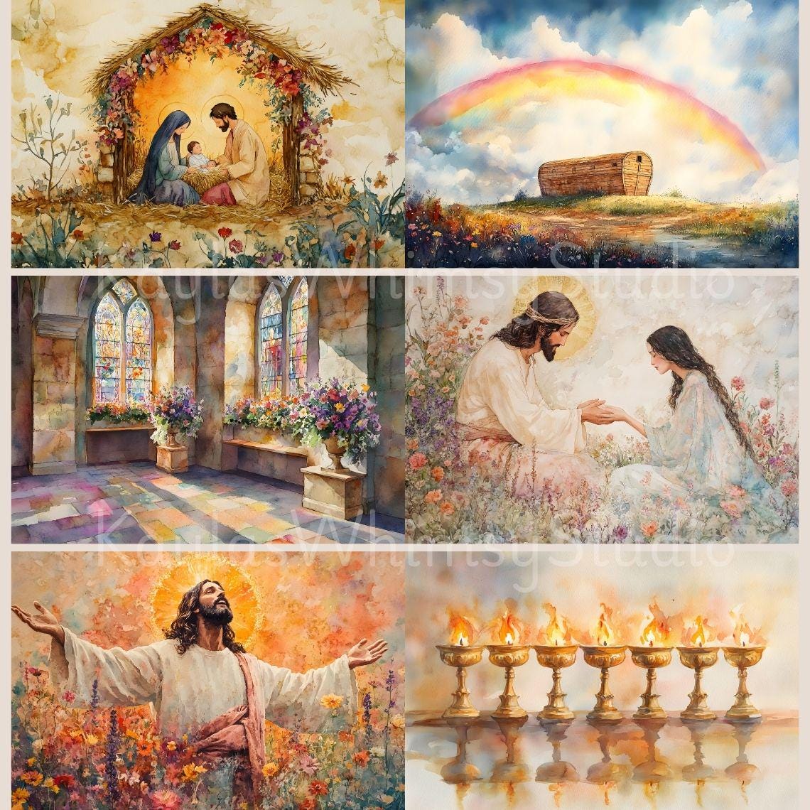 Religious Bible Journaling Scripture Themed Christianity Collage ...