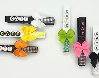 Cheer Spirit Clips—Custom Name Clips