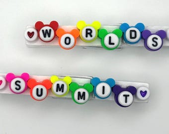 Cheer Spirit Clips—Worlds or Summit Colorful Mouse Clips