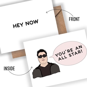 Ei, você é um cartão de felicitações All-Star - Smash Mouth - Parabéns - Graduação - Bom trabalho