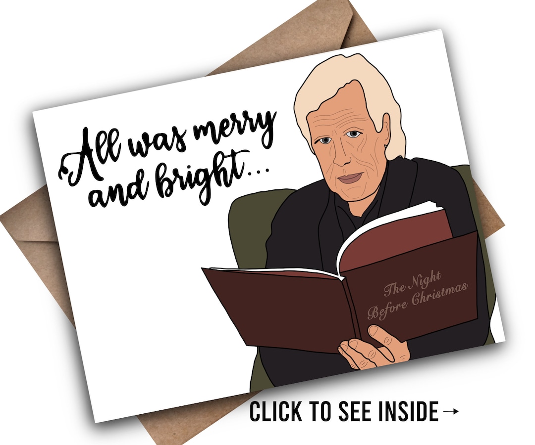 Dateline Keith Morrison’s Christmas Greeting Card Gift Holiday Present