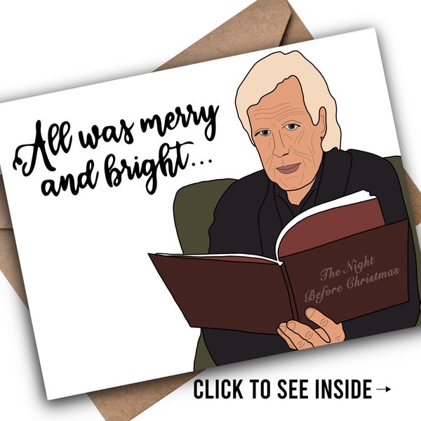 Dateline Keith Morrison's Christmas Greeting Card Gift Holiday Present