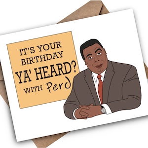 Parks and Rec Du hast Geburtstag, schon gehört? (mit Perd) Grußkarte Geschenk