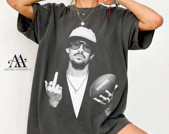 Bad Bunny Football Shirts, Comfort Colors Benito Tee Vintage Graphics Tee