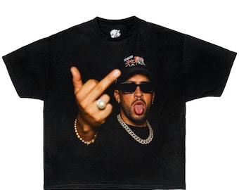 Bad Bunny Benito Puerto Rico Football Graphic Tee Shirt, Oversized Merch