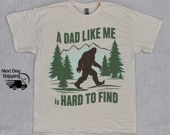 Funny Bigfoot Dad T-Shirt, Retro Father's Day Gift