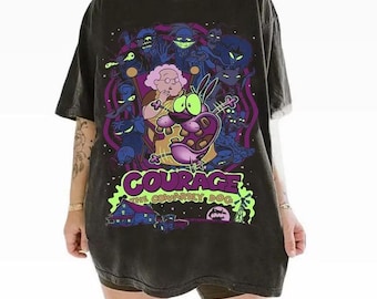 Vintage 90s Cartoon Dog Shirt, Retro Graphic Tee, Oversized Streetwear Gift