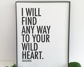 bleachers, wild heart lyrics
