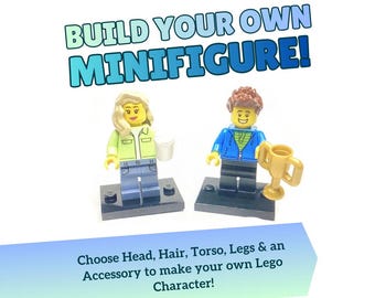 ¡Personaliza tu propia minifigura de Lego! / Crea tu mini-yo personal / Construye una miniatura de ladrillos