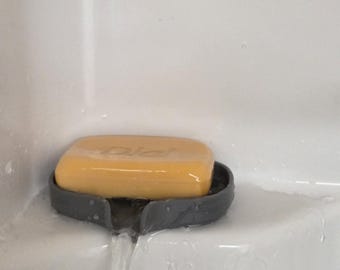 Shower Soap Holder with Fast-Drain Design – Keeps Soap Dry & Lasts Longer