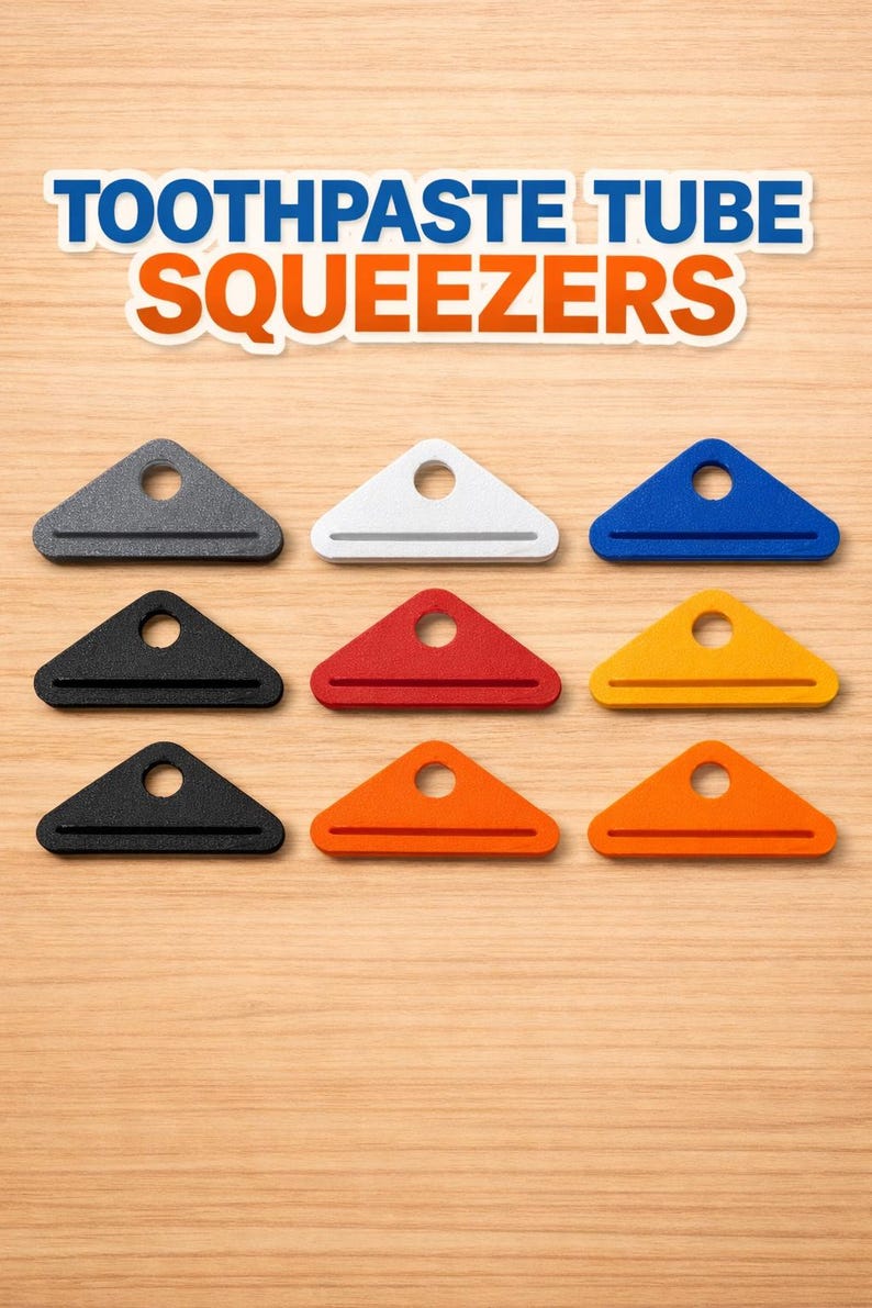 Color Tube Squeezer Toothpaste Tube Squeezer Saves Every Drop Easy to Use Bathroom ...