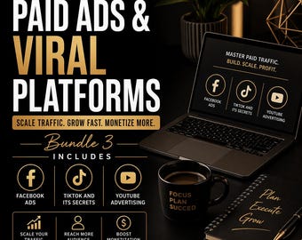 Bezahlte Werbung Viral Plattformen Bundle | Facebook, TikTok, Youtube (PDF)