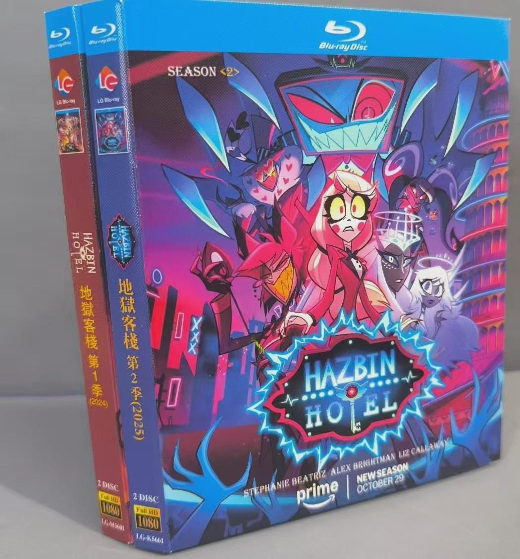 Hazbin Hotel Blu Ray - Etsy Canada