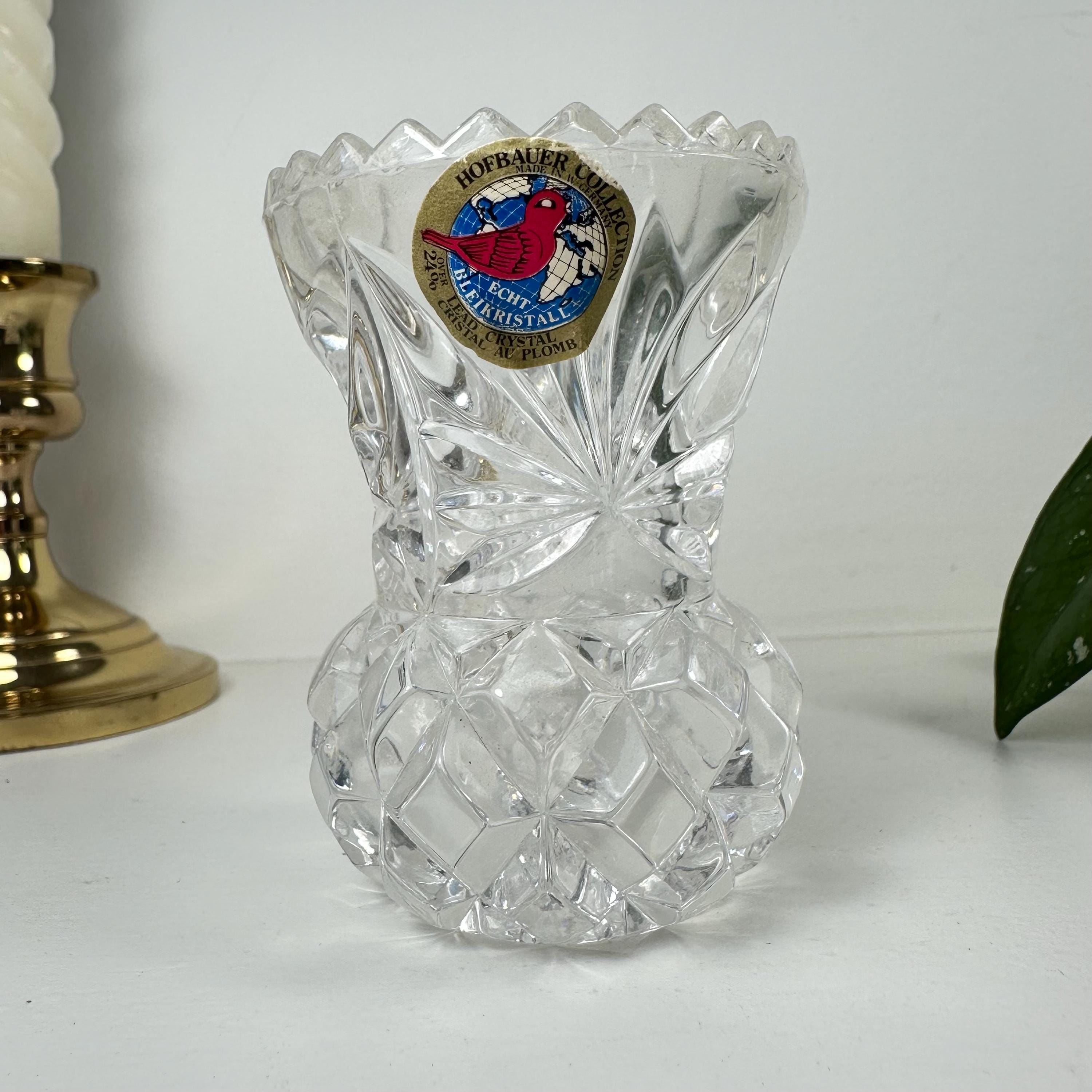 24 Lead Crystal Vase - Etsy