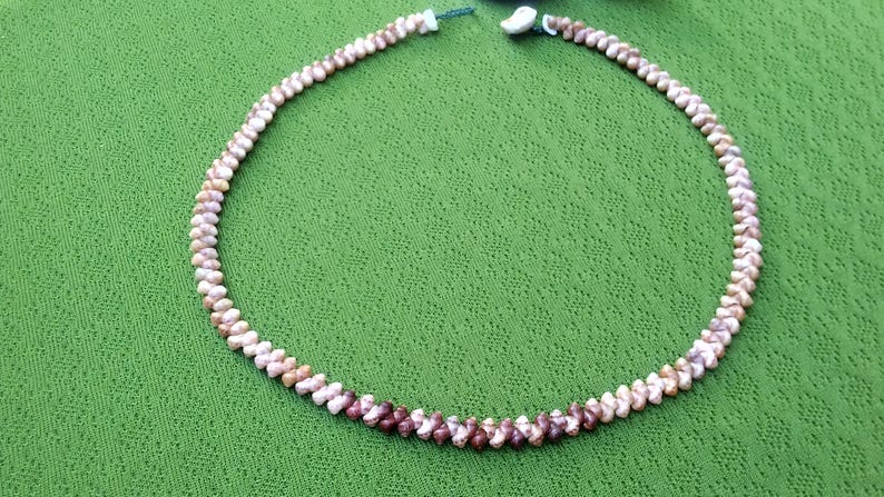 Shell Necklace Kauai Necklace Shell Lei Kauai Shells Shell Necklace Hawaii Shell Jewelry Rare Shells Beach Jewelry